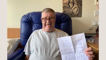 Roker care home Resident joins HC-One Pen Pal Club